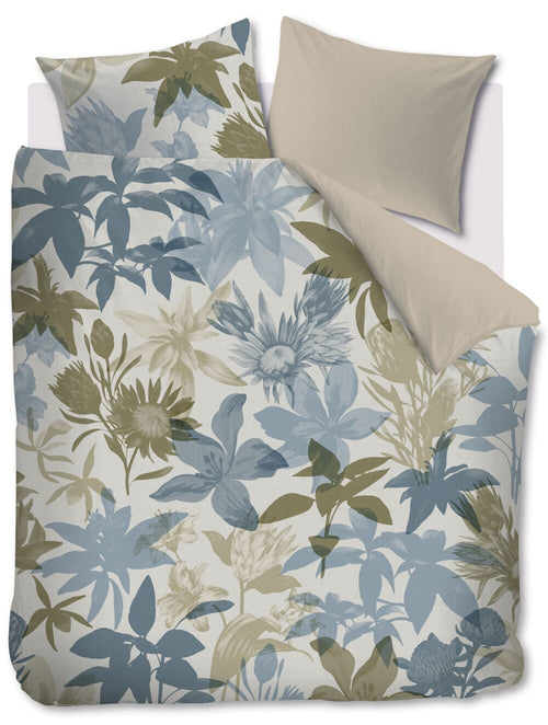 Beddinghouse Dekbedovertrek Flori - 240 x 200/220 cm - Blauw