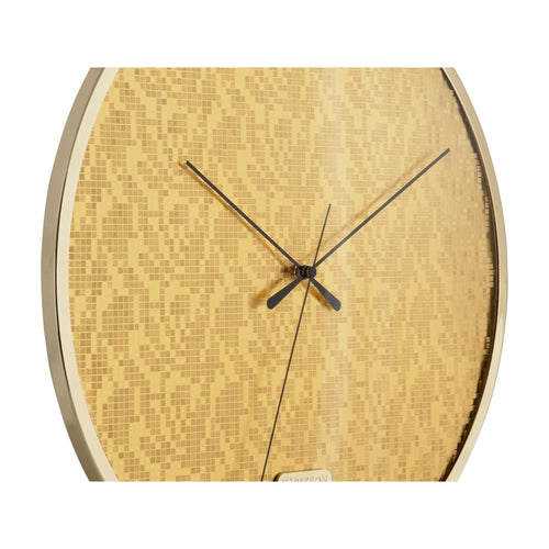 Karlsson wandklok Disco - goud - Ø40cm