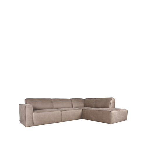 LABEL51 Bank Kay 2,5-Zits Hoek Rechts - Taupe - 283x218x80cm