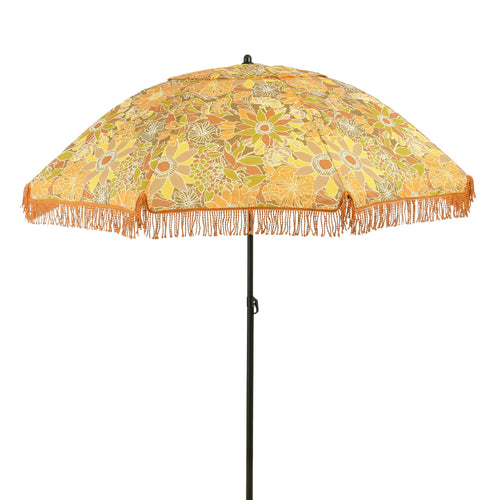 Mica Decorations Bloem Parasol - H238 x Ø220 cm - Bruin - vtwonen shop