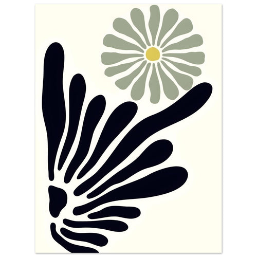 Artfulprints Poster Matisse – Floral symphony   - 30x40 cm - Zwart
