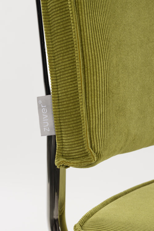 Zuiver Ridge Rib Stoel Groen - Set van 2 - vtwonen shop