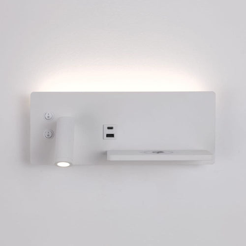 Artdelight Wandlamp Charge USB Links - Wit