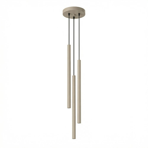 Sollux Lighting Hanglamp PASTELO 3P taupe - 19,5x19,5x115cm