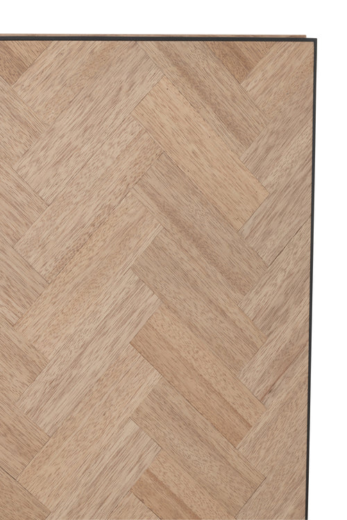 J-Line dressoir 4 Deuren Zigzag - hout/metaal - naturel/zwart - vtwonen shop