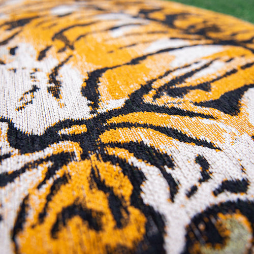 Louis De Poortere binnen & buiten machinewasbaar vloerkleed Pop Tiger van 70% gerecycled PET - groen - 100x140cm