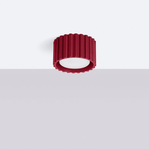 Sollux Lighting Plafondlamp AURA 1 bordeaux Gx53 - 10x10x10cm