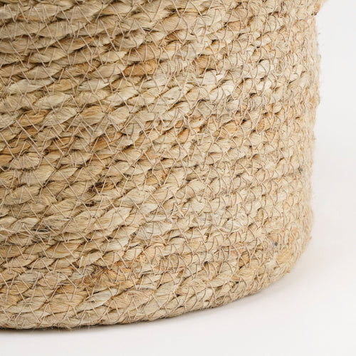 Mica Decorations Atlantic Plantenmand - Set van 2 - H26 x Ø30 cm - Crème