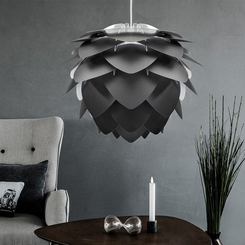 Umage Silvia Medium hanglamp black - met koordset zwart - Ø 50 cm - vtwonen shop