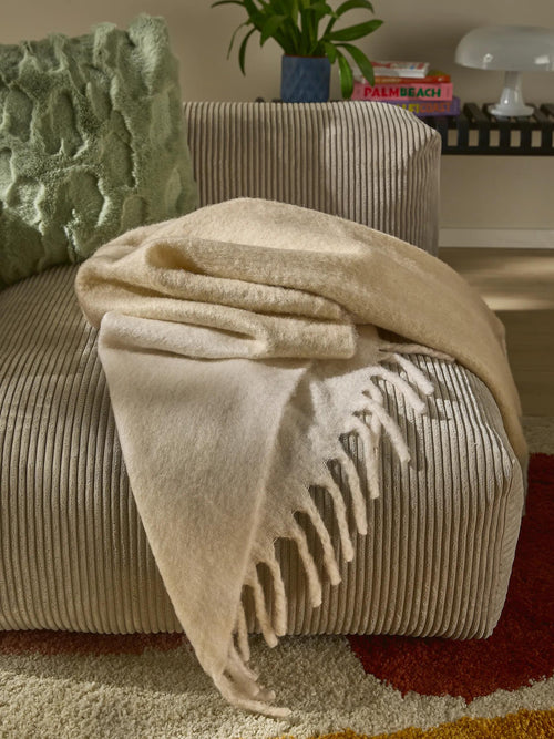benuta deken Lara - beige - 130x170 cm