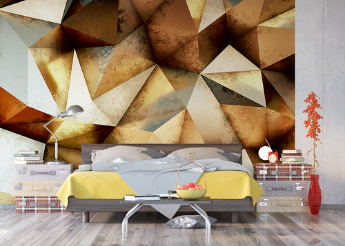 Sanders & Sanders fotobehang 3D-motief beige en bruin - 360 x 270 cm - 600503 - vtwonen shop