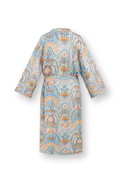 Pip Studio - Noa Kimono Dames - Jabali - Blauw - XS