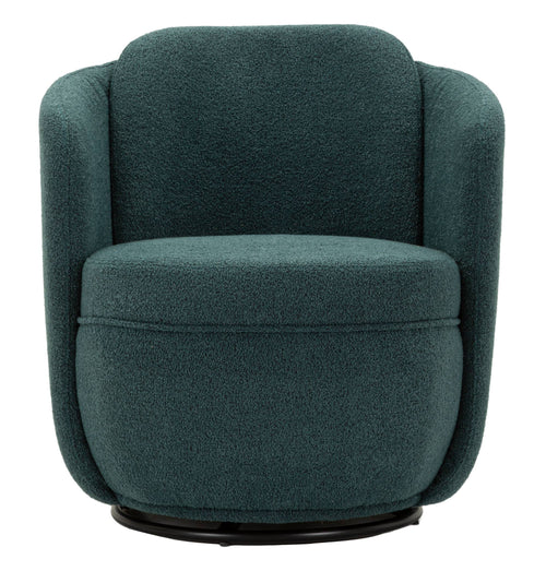 Mauro Ferretti Draaifauteuil - 70x72x75 cm - Petrolblauw