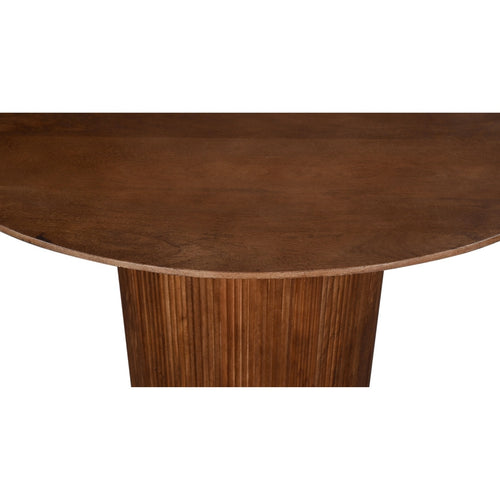 Giga Meubel Eettafel Jaime - Rond - Mangohout - 120cm - vtwonen shop