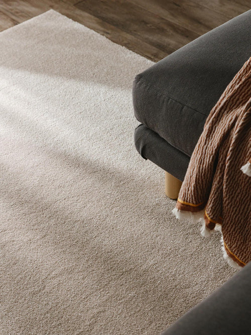 benuta wasbaar shaggy vloerkleed Melvin - beige - 200x200 cm