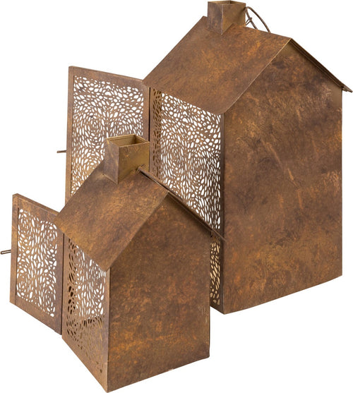 Lesli Living lantaarn Spot - zwart - 15x14x22cm