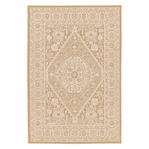 AFK Living vloerkleed Loggia - voor binnen en buiten - beige - 200x290 cm