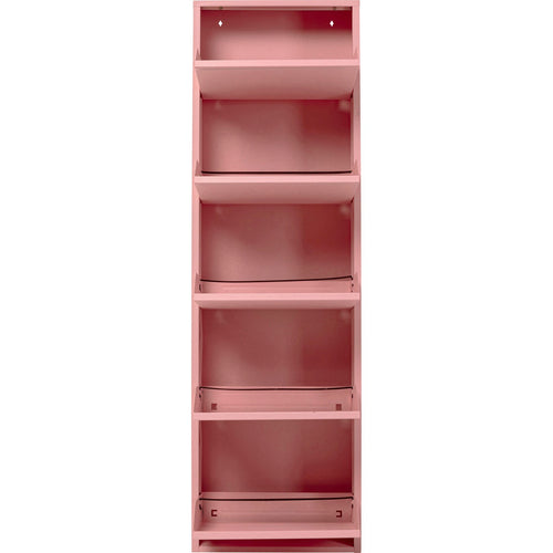 Kare Design Schoenenkast Caruso - roze - 5 laden
