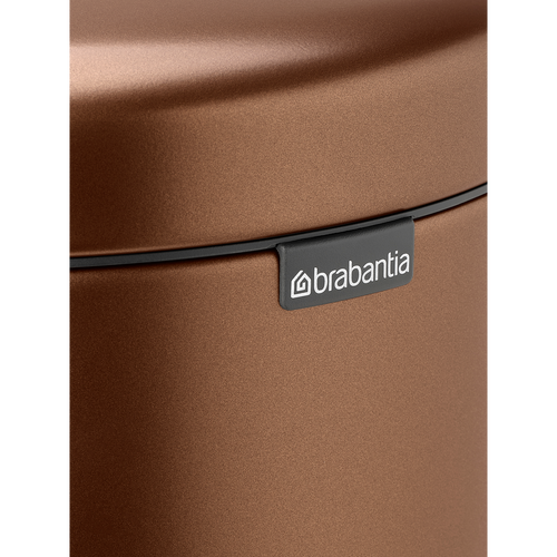 NewIcon pedaalemmer 30 liter met kunststof binnenemmer - Warm Bronze - vtwonen shop