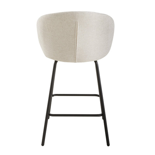 Calicosy - SORREL Set van 2 barkrukken - Beige - 50x53x89 cm