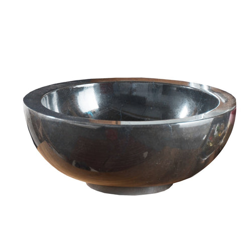 Tikamoon Marmeren waskom ∅ 35 cm - Zwart