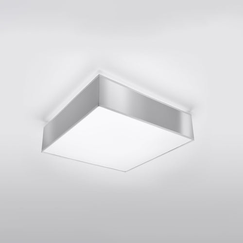 Sollux Lighting Plafondlamp HORUS 35 grijs - 35x35x11cm