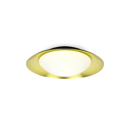 Faro Side - LED Indoor Medium Flush Wandlamp Zwart, Goud