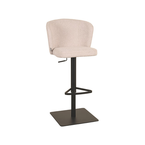 LABEL51 Barkruk Wave - Naturel Bouclé - Zithoogte 55–82cm