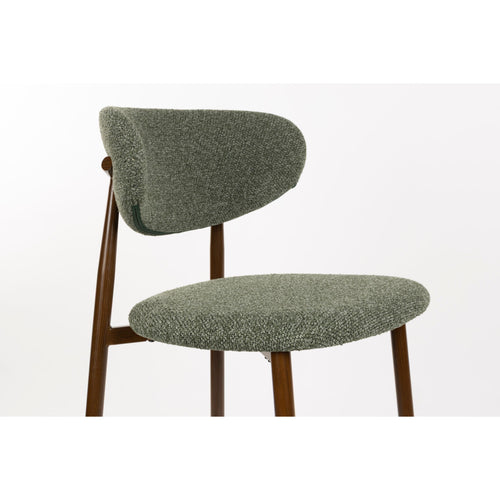 Housecraft Living Noor Barkrukken Rugleuning 66 cm Groen - Set van 2