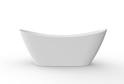 Badplaats Ligbad Alegre 170 x 78 x 68 cm cm – Vrijstaand Bad – Hoogglans wit