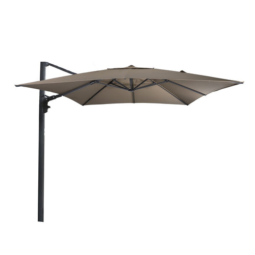 Lesli Living push-up parasol Virgo - taupe - 300x300cm
