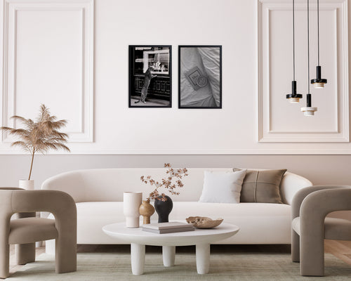 Zwarte lijst met kader 40x30 Dior