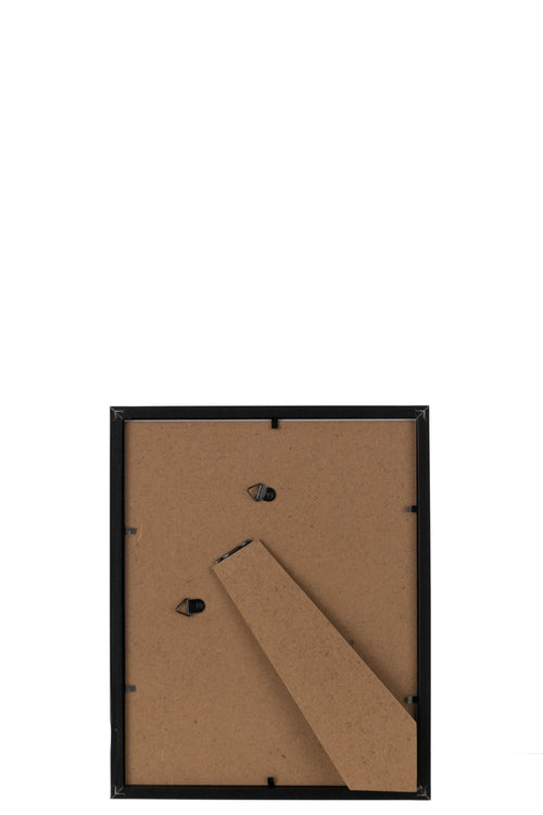 J-Line fotolijst Basic - hout - zwart - medium - 2 stuks