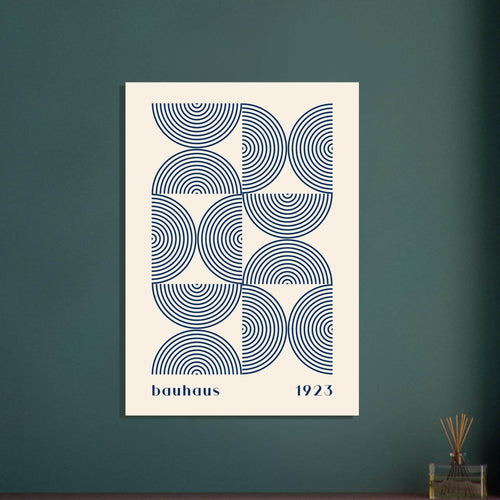 Artfulprints  Bauhaus - Twisted arches 1923   poster 70x100 cm - vtwonen shop