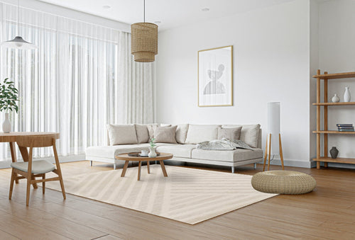 AFK Living vloerkleed Renhet - zeer zacht - beige - 120 x 170 cm