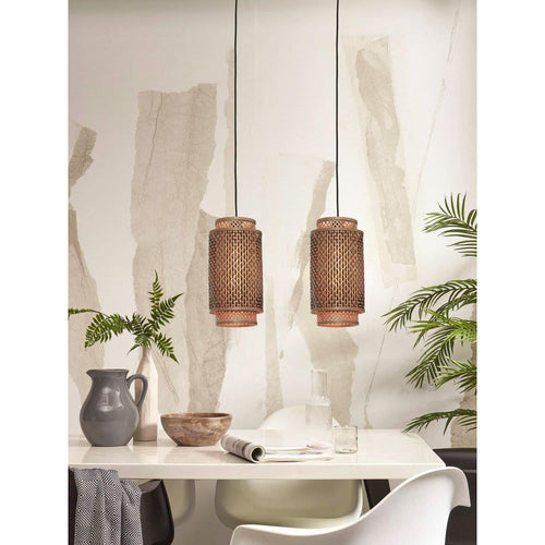 GOOD&MOJO hanglamp Bhutan - bruin - Ø25cm - vtwonen shop