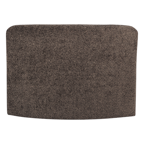 WOOOD eetbank hoek met rugleuning Mojo Base - Wollig - Bruin - 83x80x80