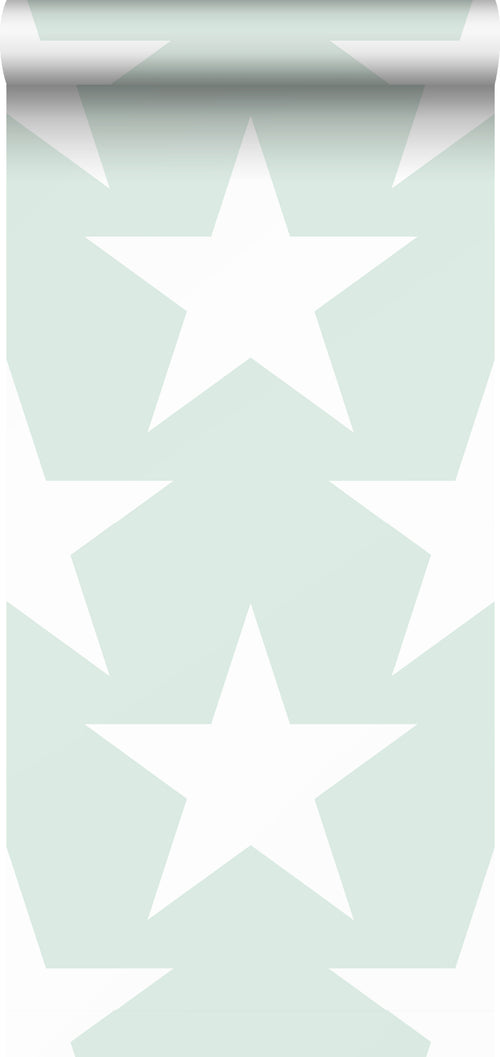 Sanders & Sanders behang sterren mintgroen - 53 cm x 10.05 m - 935258