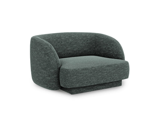 Micadoni Fauteuil Miley chenille, olie - 90x103x70cm