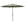 Lotus parasol - Ø300 cm - carbon black - ecru