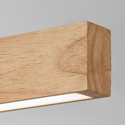 Ideal Lux CRAFT Geïntegreerde LED hanglamp hout, 3000K, niet dimbaar