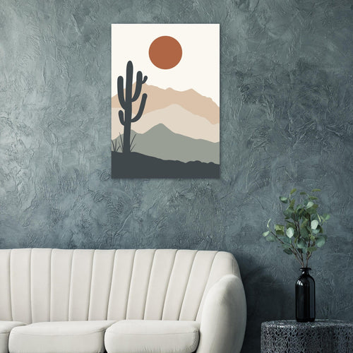 Artfulprints Poster Boho – Western calm   - 50x70 cm - beige