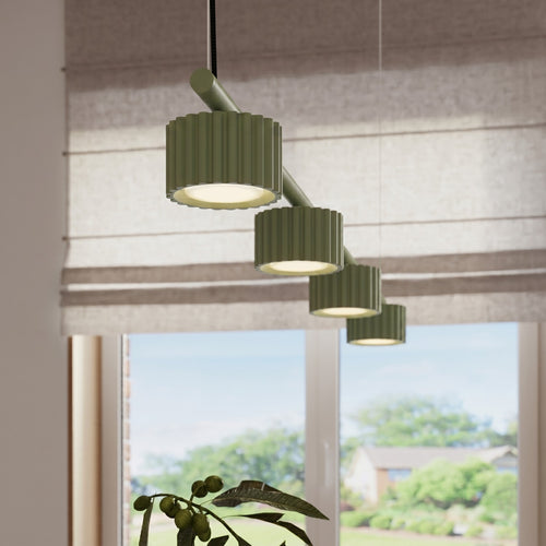 Sollux Lighting Kroonluchter AURA 4 salie Gx53 - 122x10x208cm