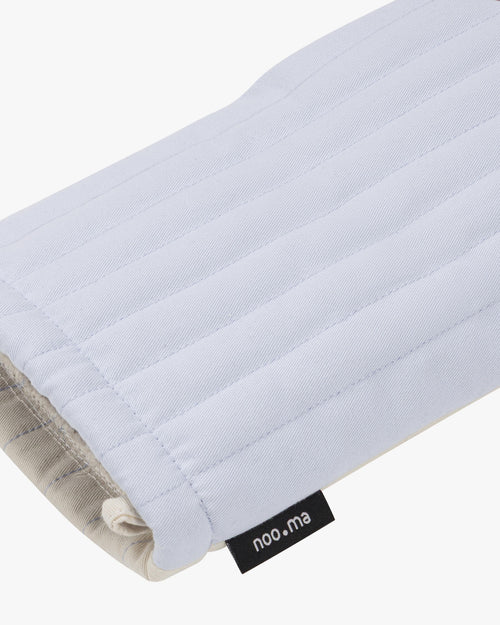 noo.ma Rubi keukenhandschoen - color-block beige, burgundy en blauw