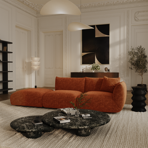 Sia Home - Modulaire bank NOOMA - chenillefluweel  302cm