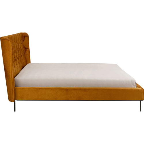 Kare Design Bed Audrey fluweel oker - vtwonen shop