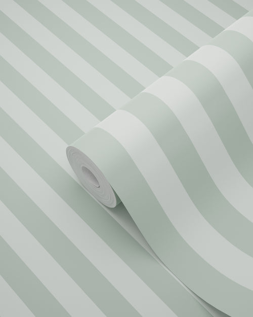 ESTAhome behang strepen vergrijsd groen - 53 cm x 10.05 m - 130953 - vtwonen shop