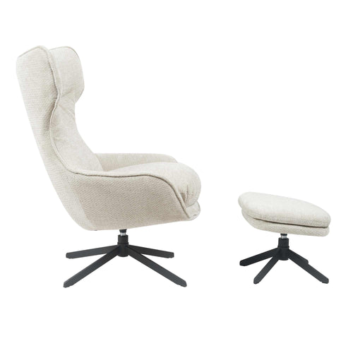 Starfurn  fauteuil Liv - taupe - 85x77x108cm