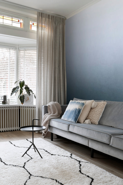 ESTAhome fotobehang kamerhoog dip dye kleurverloop grijsblauw - 200 x 279 cm - 159450 - vtwonen shop