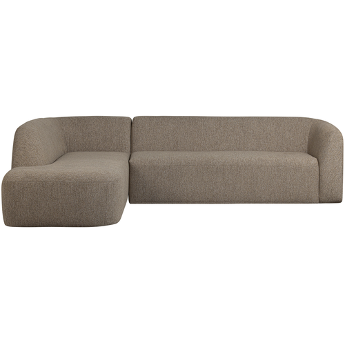 BePureHome hoekbank links Sloping - Chenille - Lichtbruin Melange - vtwonen shop